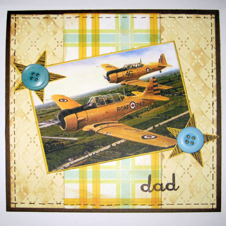 Fathers Day Airplane Card